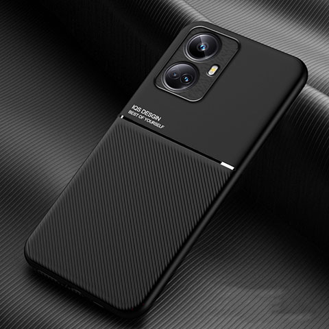 Custodia Silicone Ultra Sottile Morbida Cover con Magnetico per Realme 10 Pro+ Plus 5G Nero