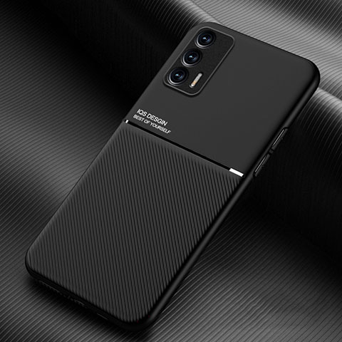 Custodia Silicone Ultra Sottile Morbida Cover con Magnetico per Realme X7 Max 5G Nero