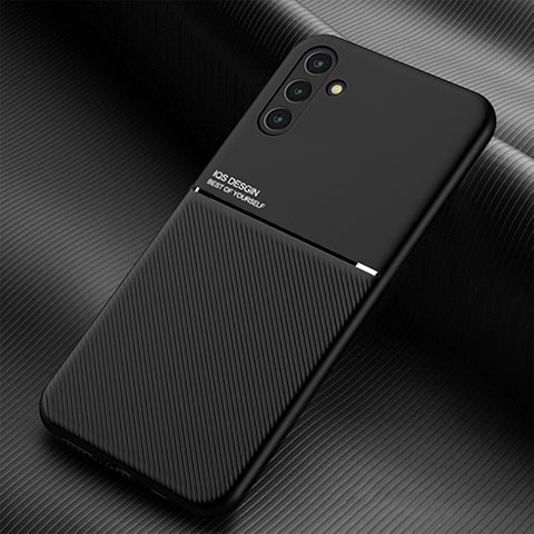 Custodia Silicone Ultra Sottile Morbida Cover con Magnetico per Samsung Galaxy A04s Nero