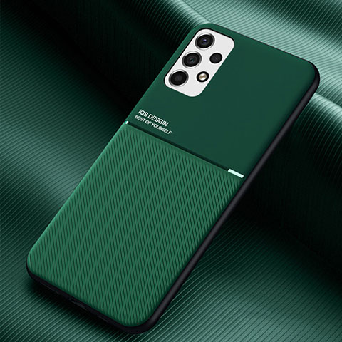 Custodia Silicone Ultra Sottile Morbida Cover con Magnetico per Samsung Galaxy A53 5G Verde