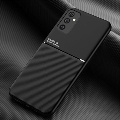 Custodia Silicone Ultra Sottile Morbida Cover con Magnetico per Samsung Galaxy M52 5G Nero