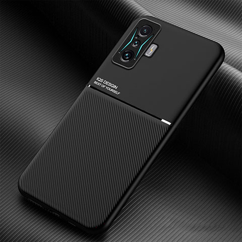 Custodia Silicone Ultra Sottile Morbida Cover con Magnetico per Xiaomi Poco F4 GT 5G Nero