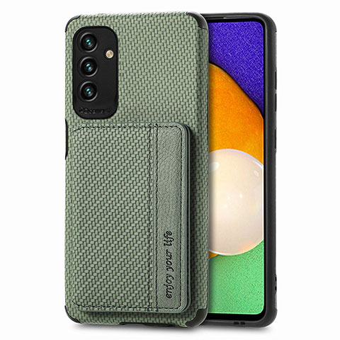 Custodia Silicone Ultra Sottile Morbida Cover con Magnetico S01D per Samsung Galaxy A13 5G Verde