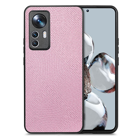 Custodia Silicone Ultra Sottile Morbida Cover con Magnetico S02D per Xiaomi Redmi K50 Ultra 5G Oro Rosa