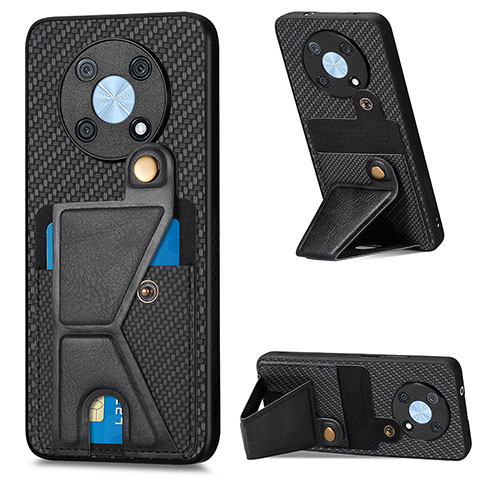 Custodia Silicone Ultra Sottile Morbida Cover con Magnetico S03D per Huawei Nova Y90 Nero