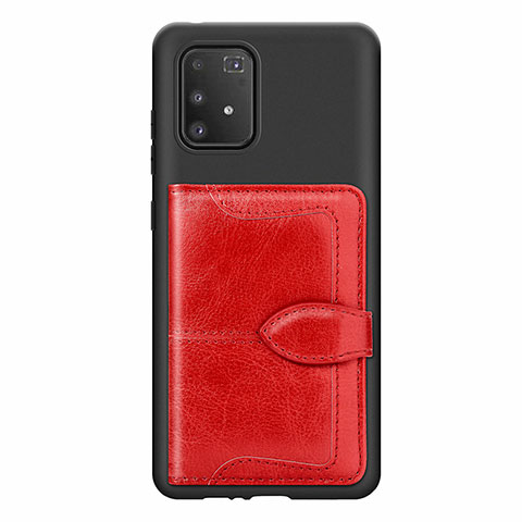 Custodia Silicone Ultra Sottile Morbida Cover con Magnetico S11D per Samsung Galaxy M80S Rosso