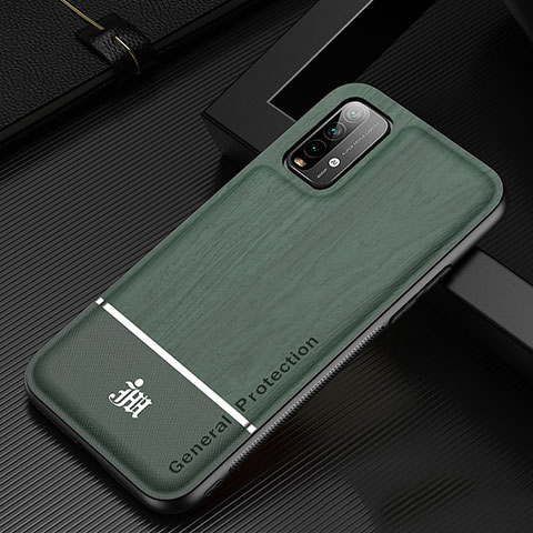 Custodia Silicone Ultra Sottile Morbida Cover JM1 per Xiaomi Redmi 9 Power Verde