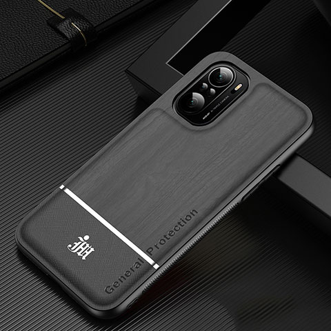 Custodia Silicone Ultra Sottile Morbida Cover JM1 per Xiaomi Redmi K40 Pro 5G Nero