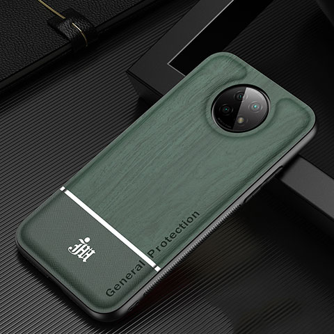 Custodia Silicone Ultra Sottile Morbida Cover JM1 per Xiaomi Redmi Note 9 5G Verde