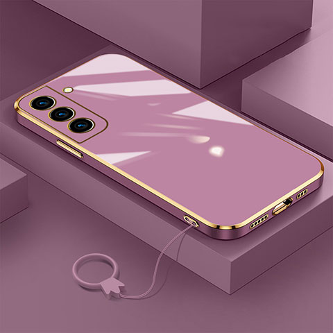 Custodia Silicone Ultra Sottile Morbida Cover M01 per Samsung Galaxy S25 5G Viola