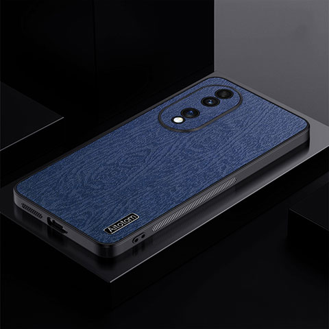 Custodia Silicone Ultra Sottile Morbida Cover PB1 per Huawei Honor 70 5G Blu