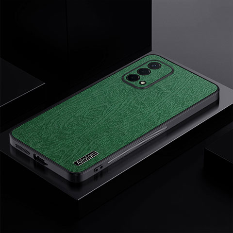 Custodia Silicone Ultra Sottile Morbida Cover PB1 per Oppo A54 5G Verde