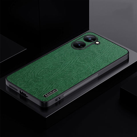 Custodia Silicone Ultra Sottile Morbida Cover PB1 per Realme V30 5G Verde