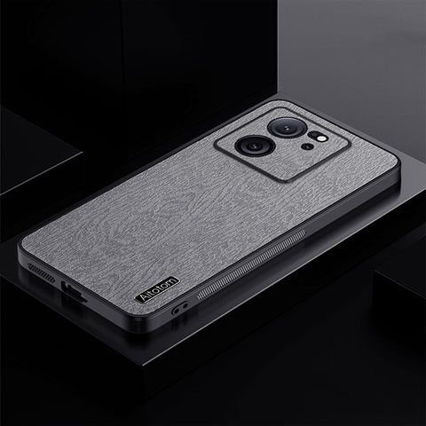 Custodia Silicone Ultra Sottile Morbida Cover PB1 per Xiaomi Mi 13T Pro 5G Grigio