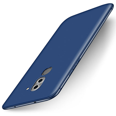 Custodia Silicone Ultra Sottile Morbida Cover S01 per Huawei GR5 (2017) Blu