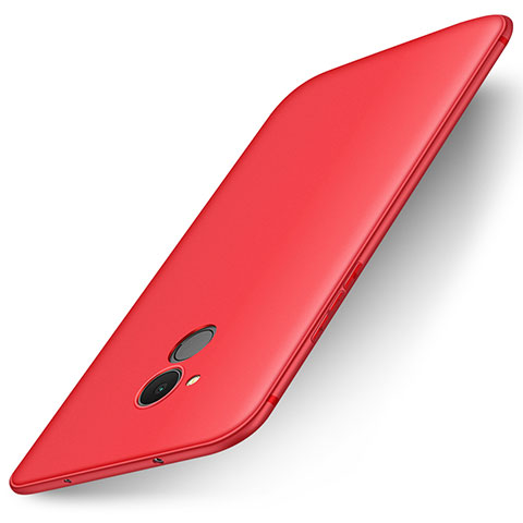 Custodia Silicone Ultra Sottile Morbida Cover S01 per Huawei Honor 6C Rosso