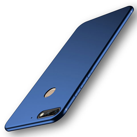 Custodia Silicone Ultra Sottile Morbida Cover S01 per Huawei Honor 7C Blu