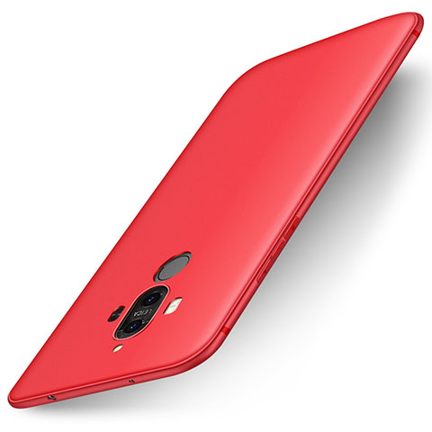 Custodia Silicone Ultra Sottile Morbida Cover S01 per Huawei Mate 9 Rosso