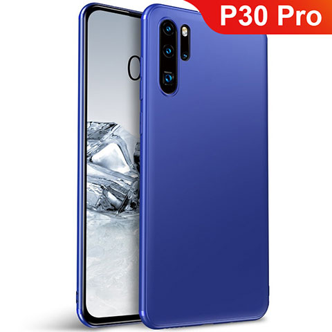 Custodia Silicone Ultra Sottile Morbida Cover S01 per Huawei P30 Pro New Edition Blu