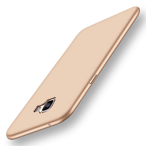 Custodia Silicone Ultra Sottile Morbida Cover S01 per Samsung Galaxy A9 (2016) A9000 Oro