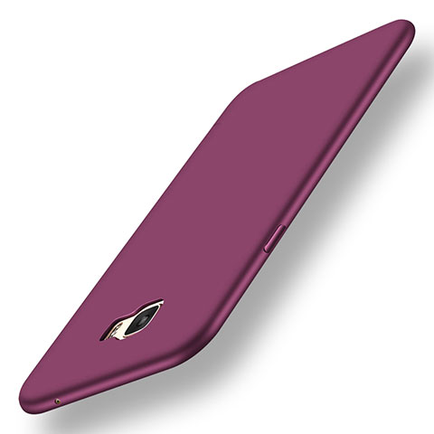 Custodia Silicone Ultra Sottile Morbida Cover S01 per Samsung Galaxy C7 SM-C7000 Viola