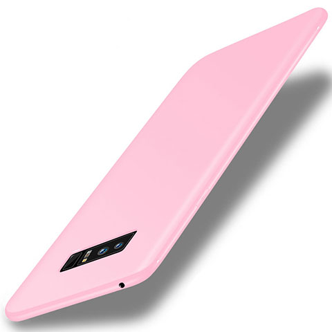 Custodia Silicone Ultra Sottile Morbida Cover S01 per Samsung Galaxy Note 8 Duos N950F Rosa