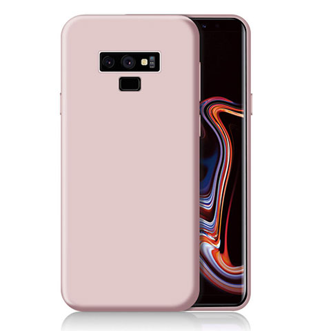 Custodia Silicone Ultra Sottile Morbida Cover S01 per Samsung Galaxy Note 9 Oro Rosa