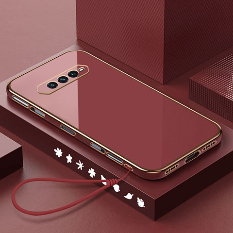 Custodia Silicone Ultra Sottile Morbida Cover S01 per Xiaomi Black Shark 4 Pro 5G Rosso