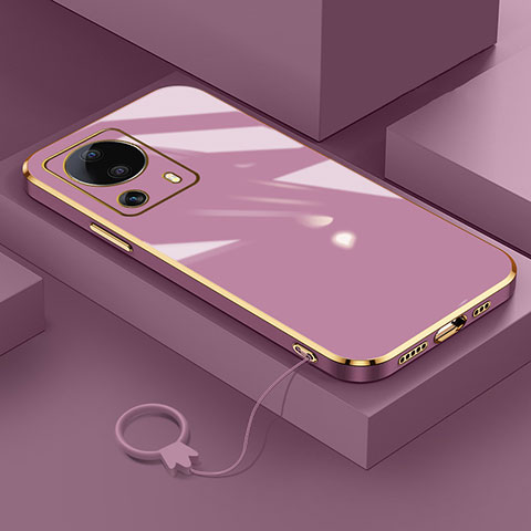 Custodia Silicone Ultra Sottile Morbida Cover S01 per Xiaomi Civi 2 5G Viola