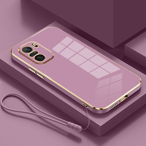 Custodia Silicone Ultra Sottile Morbida Cover S01 per Xiaomi Mi 11X 5G Viola