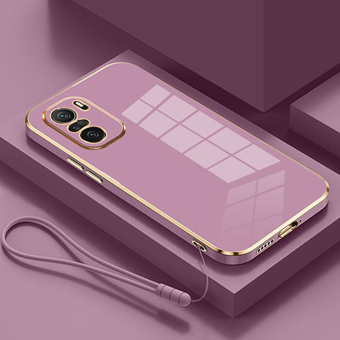 Custodia Silicone Ultra Sottile Morbida Cover S01 per Xiaomi Mi 11X Pro 5G Viola