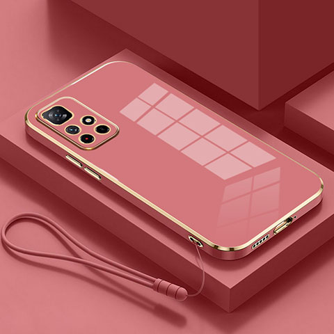 Custodia Silicone Ultra Sottile Morbida Cover S01 per Xiaomi Poco M4 Pro 5G Rosso