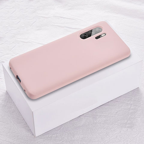 Custodia Silicone Ultra Sottile Morbida Cover S02 per Huawei P30 Pro Rosa