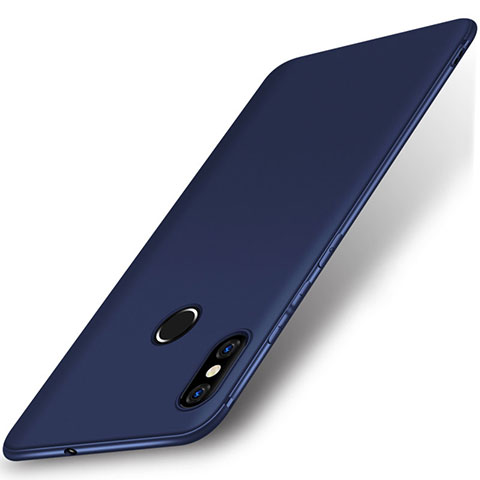 Custodia Silicone Ultra Sottile Morbida Cover S02 per Xiaomi Mi 8 Blu