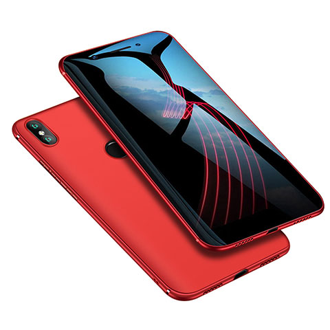 Custodia Silicone Ultra Sottile Morbida Cover S02 per Xiaomi Mi A2 Rosso