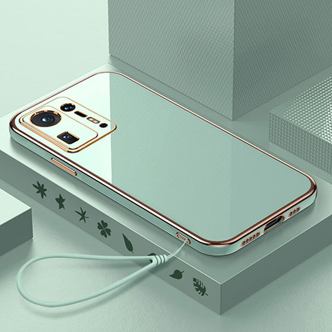 Custodia Silicone Ultra Sottile Morbida Cover S02 per Xiaomi Mi Mix 4 5G Verde