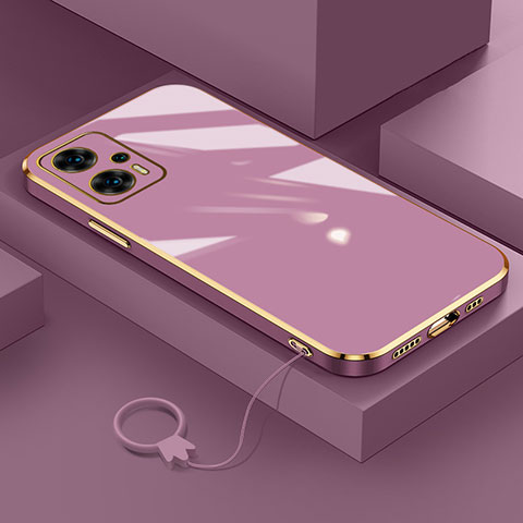 Custodia Silicone Ultra Sottile Morbida Cover S02 per Xiaomi Poco X4 GT 5G Viola