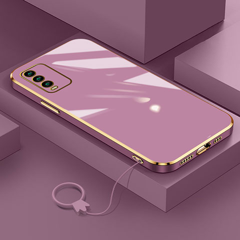 Custodia Silicone Ultra Sottile Morbida Cover S02 per Xiaomi Redmi Note 9 4G Viola