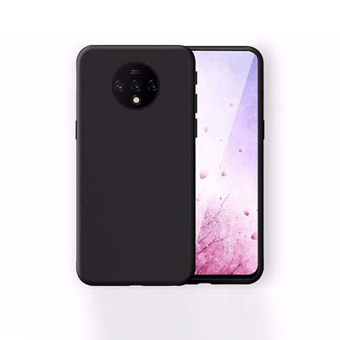 Custodia Silicone Ultra Sottile Morbida Cover S03 per OnePlus 7T Nero