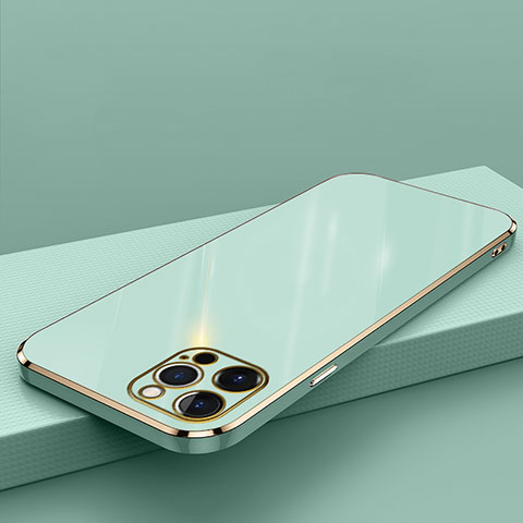 Custodia Silicone Ultra Sottile Morbida Cover S04 per Apple iPhone 15 Pro Max Verde