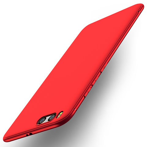 Custodia Silicone Ultra Sottile Morbida Cover S04 per Xiaomi Mi 6 Rosso