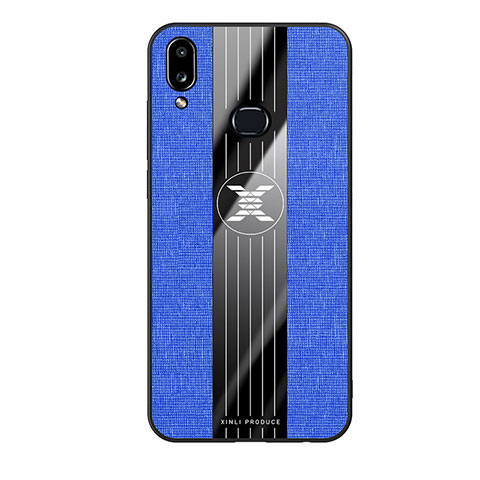 Custodia Silicone Ultra Sottile Morbida Cover X02L per Samsung Galaxy M01s Blu