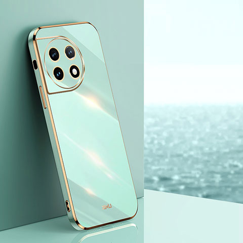Custodia Silicone Ultra Sottile Morbida Cover XL1 per OnePlus Ace 2 5G Verde