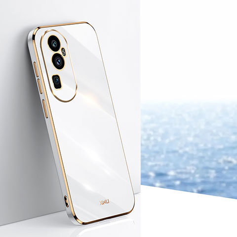 Custodia Silicone Ultra Sottile Morbida Cover XL1 per Oppo Reno10 Pro+ Plus 5G Bianco