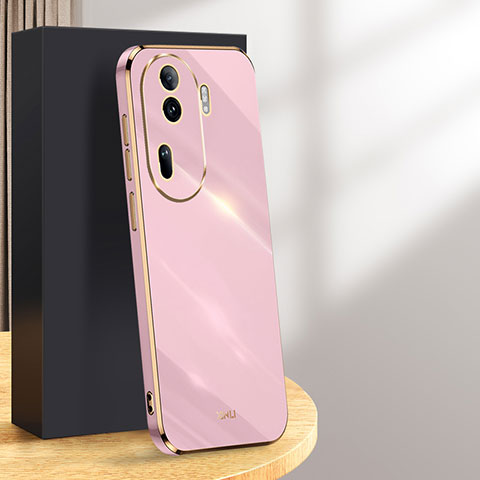 Custodia Silicone Ultra Sottile Morbida Cover XL1 per Oppo Reno11 Pro 5G Lavanda