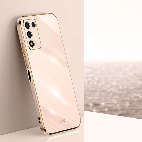 Custodia Silicone Ultra Sottile Morbida Cover XL1 per Realme Q3s 5G Oro