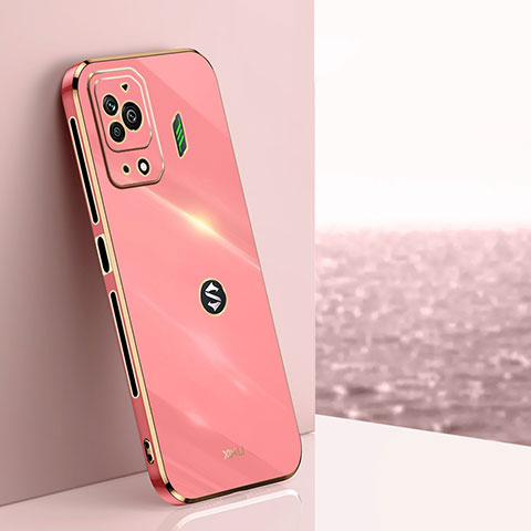 Custodia Silicone Ultra Sottile Morbida Cover XL1 per Xiaomi Black Shark 5 Pro 5G Rosa Caldo