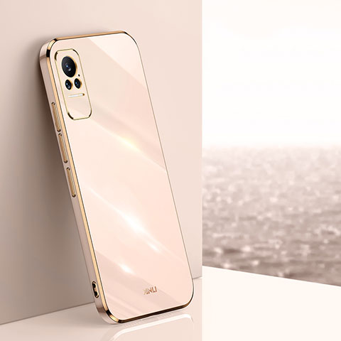 Custodia Silicone Ultra Sottile Morbida Cover XL1 per Xiaomi Civi 5G Oro