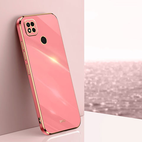 Custodia Silicone Ultra Sottile Morbida Cover XL1 per Xiaomi POCO C3 Rosa Caldo