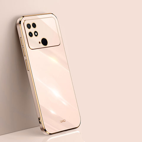 Custodia Silicone Ultra Sottile Morbida Cover XL1 per Xiaomi Poco C40 Oro